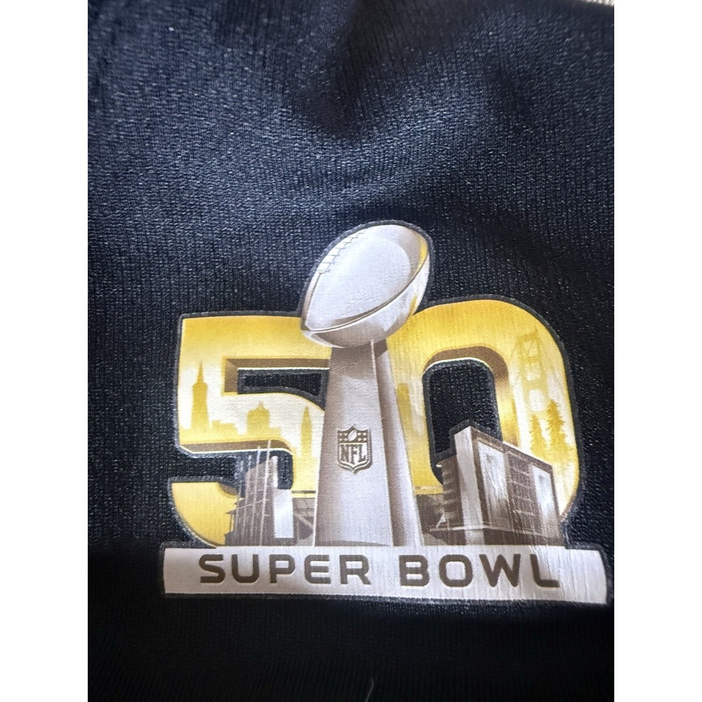 Super Bowl 50 Jersey Youth Small 7/8 Bay Area San Francisco NFL Black Girls - Picture 13 of 16